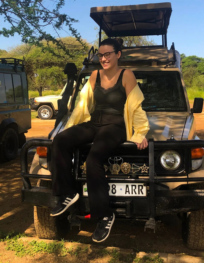 A lady during an East Africa Safari